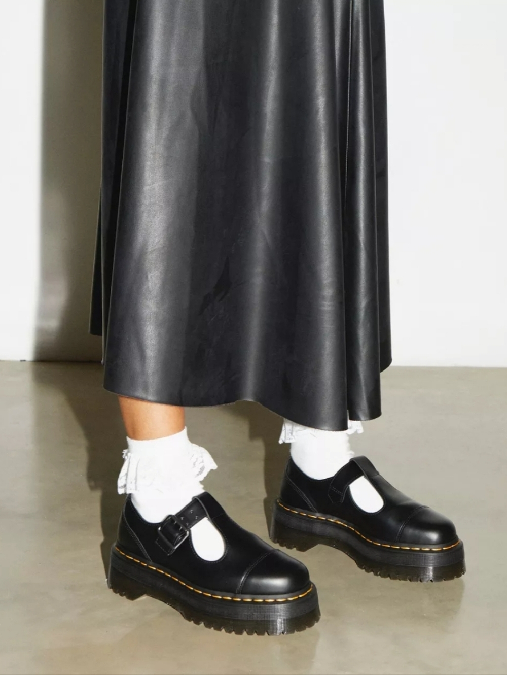Dr. Martens - Bethan Black Mary Jane Platforms - Picture 5 of 9